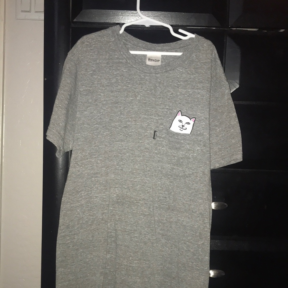 Rip n Dip grey t shirt size small